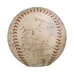 1934 Team Signed Yankee Ball // Babe Ruth + Lou Gehrig