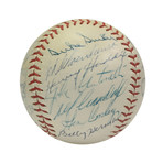 1954 NL All Stars Team Signed Baseball