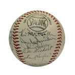 1963 Los Angeles Dodgers Team Signed Baseball