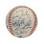 1999 New York Yankees Team Signed Baseball