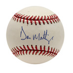 Don Mattingly Signed Baseball