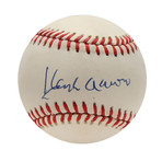 Hank Aaron Signed Baseball