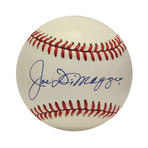 Joe DiMaggio Signed Baseball