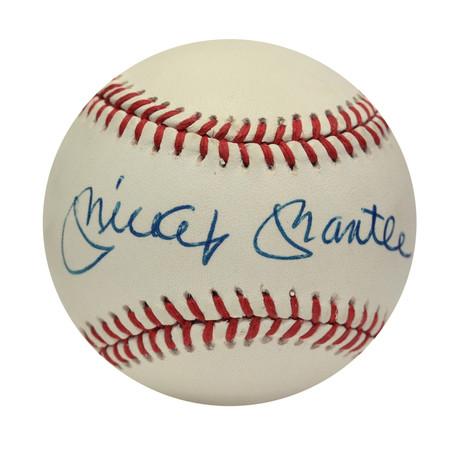 Mickey Mantle Signed Baseball