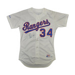 Nolan Ryan Signed Texas Rangers Jersey