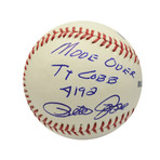 Pete Rose // Move Over Ty Cobb // Autographed Baseball