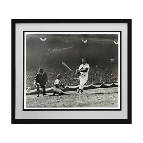 Ted Williams Signed Photo. Opening Day 1947