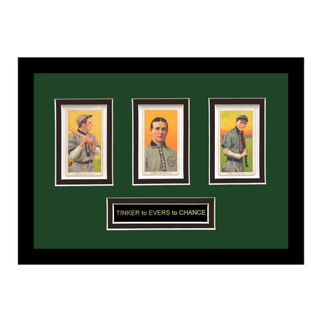 Tinkers + Evers + Chance Original Tobacco Card Display