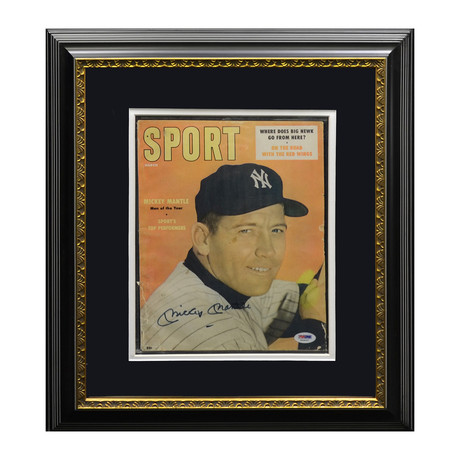 Mickey Mantle Signed 1957 Sport Magazine