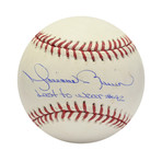 Mariano Rivera Signed + Inscribed Baseball