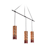 Dimple Suspension Lamp // Trio (Orange)