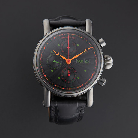 Chronoswiss Sirius Chronograph Balance Automatic // CH-7545K-BK-ENG // Unworn
