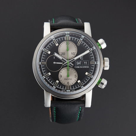 Chronoswiss Sirius Chronograph Pacific Day Date Automatic // CH-7585-BK-ENGL // Unworn