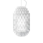 Chantal Suspension Lamp // White (Large)