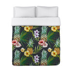 Hawaiian Pineapples // Lightweight Duvet Cover (Twin)