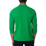 Long Sleeve Polo // Green (M)
