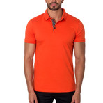 Short-Sleeve Polo // Orange (M)