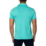 Short-Sleeve Polo // Turquoise (3XL)