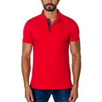 Short-Sleeve Polo // Red (S)