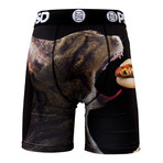 Cat Dog Boxer Brief // Black (XL)