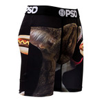 Cat Dog Boxer Brief // Black (XL)