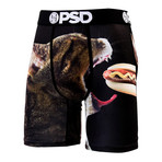 Cat Dog Boxer Brief // Black (XL)