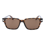 Thick Rim Sharp Rectangular // Havana