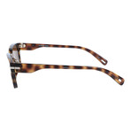 Thick Rim Sharp Rectangular // Havana