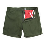 Combat Resort Mid Swim Short // Combat Green (XL)