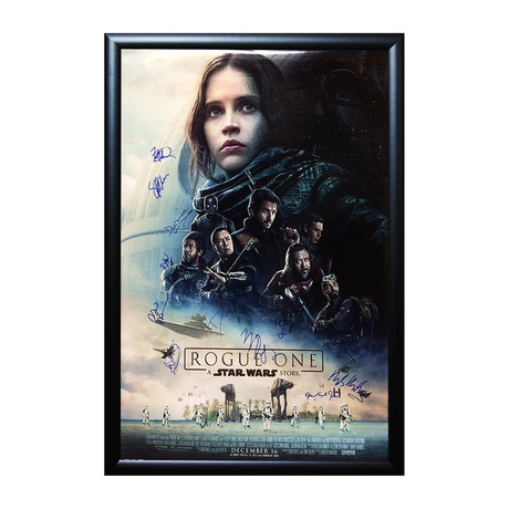 Signed Movie Poster // Rogue One