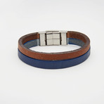 Don Collection // Blue + Cognac (Size 8)