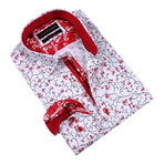 Sprigs Button-Up Shirt // Red (XL)