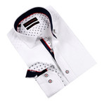 Daisy Cuff Button-Up Shirt // White (XL)