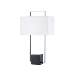 Stratum Table Lamp // Chrome