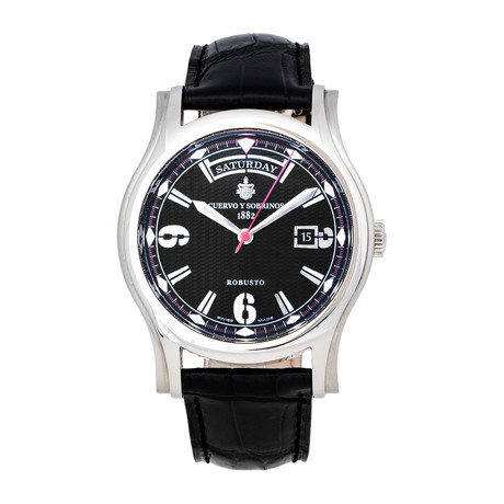 Cuervo y Sobrinos Robusto Day Date Automatic // 2811.1NH // Store Display