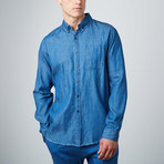 Chambs Long-Sleeve Shirt // Dark Blue (S)