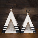 Pet Teepee // Black (24"L x 24"W x 32"H)