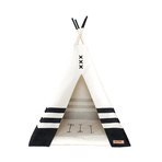 Pet Teepee // Black (24"L x 24"W x 32"H)