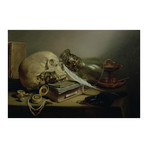 A Vanitas Still Life // Pieter Claesz (26"W x 18"H x .75"D)