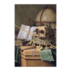 Vanitas (An Allegorical Still Life) // Edwaert Collier (18"W x 26"H x .75"D)