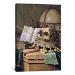 Vanitas (An Allegorical Still Life) // Edwaert Collier (18"W x 26"H x .75"D)