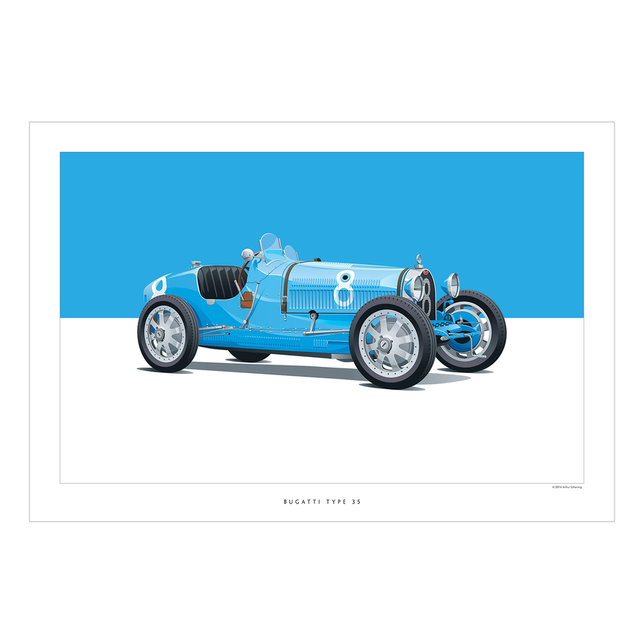 ScheningCreative Vintage Race Car Prints Touch of Modern