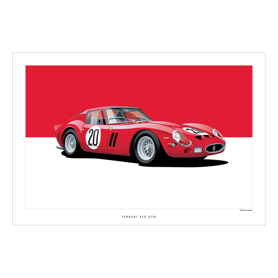 ScheningCreative Vintage Race Car Prints Touch of Modern