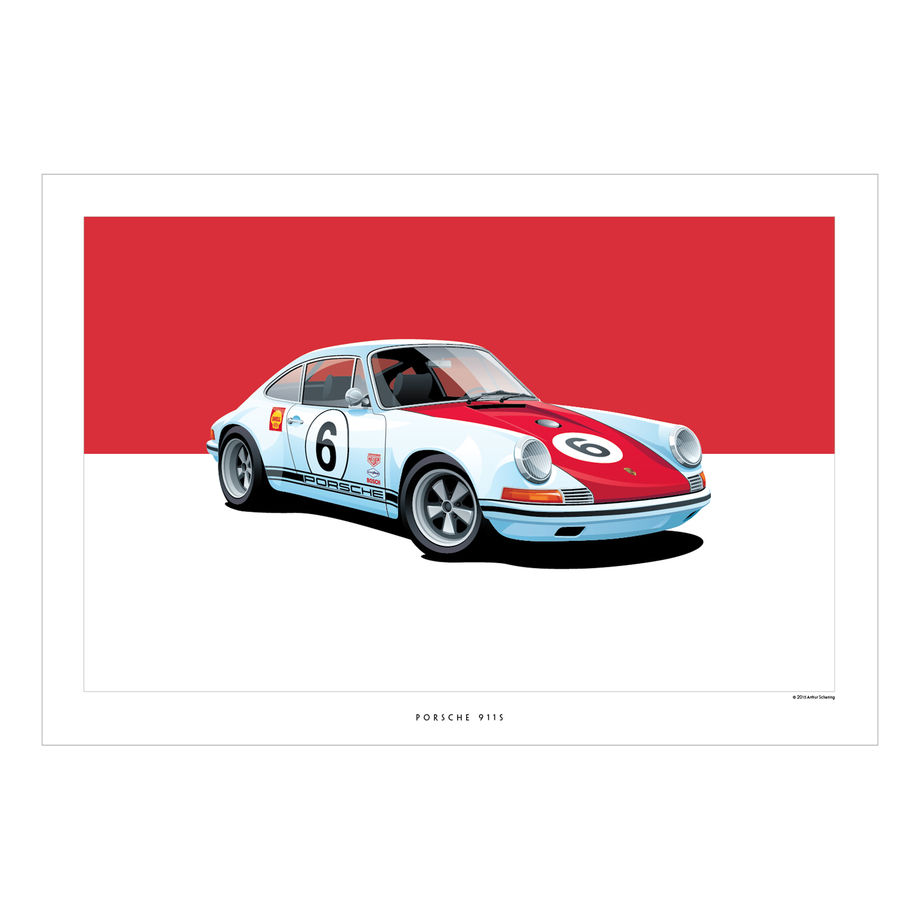 ScheningCreative Vintage Race Car Prints Touch of Modern