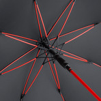 Fare // Contrast Umbrella (Anthracite + Red)