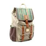 Camino Knapsack (Green + Taupe)