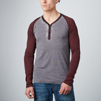 Kingston Henley Raglan // Charcoal (M)