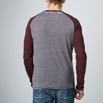 Kingston Henley Raglan // Charcoal (XL)