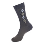 Deco Argyle Sock // Assorted // Set Of 4