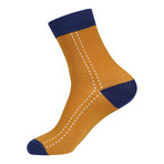 Dotted Color Block Sock // Assorted // Boxed Set Of 5